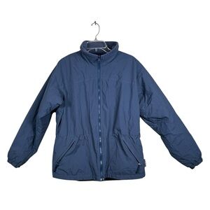 Columbia Sportwear Company Long Sleeve Lined Full Zip Jacket Women's L Navy